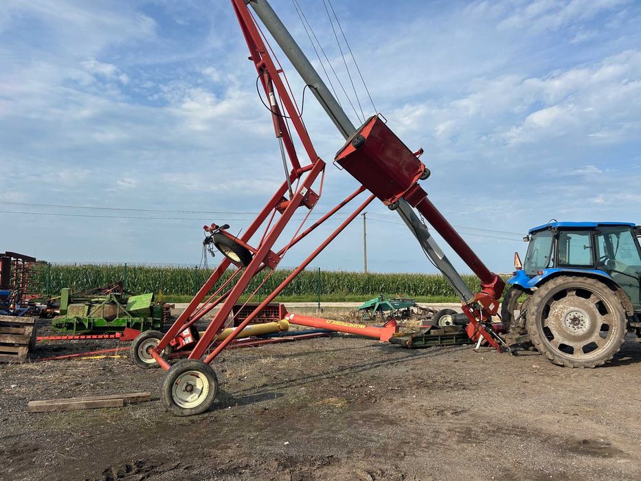 Żmijka do zboża, b.duża, przenośnik ślimakow podajnik, pionowa, 140t/h