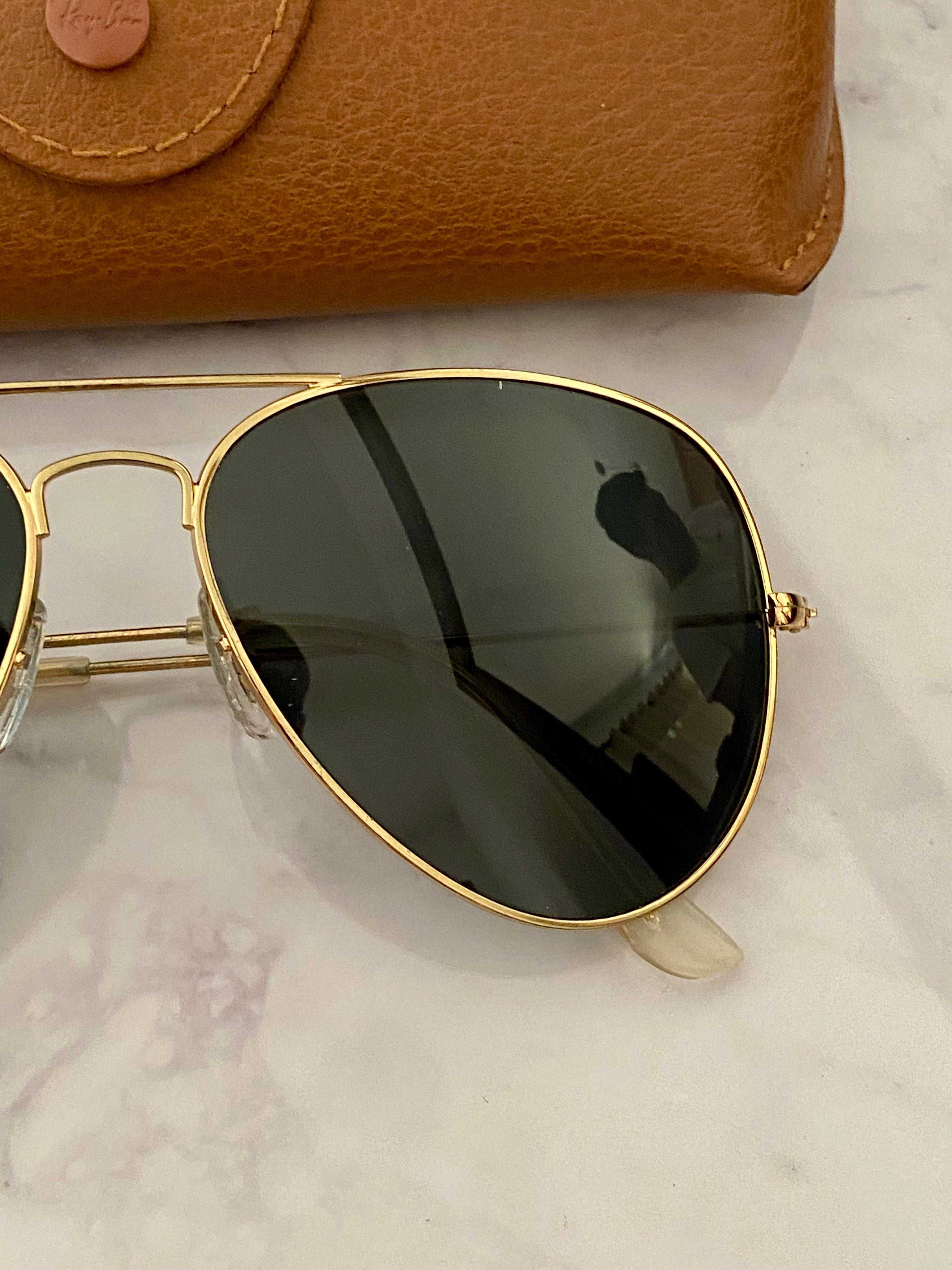 Óculos de Sol Rayban Aviador com Bolsa