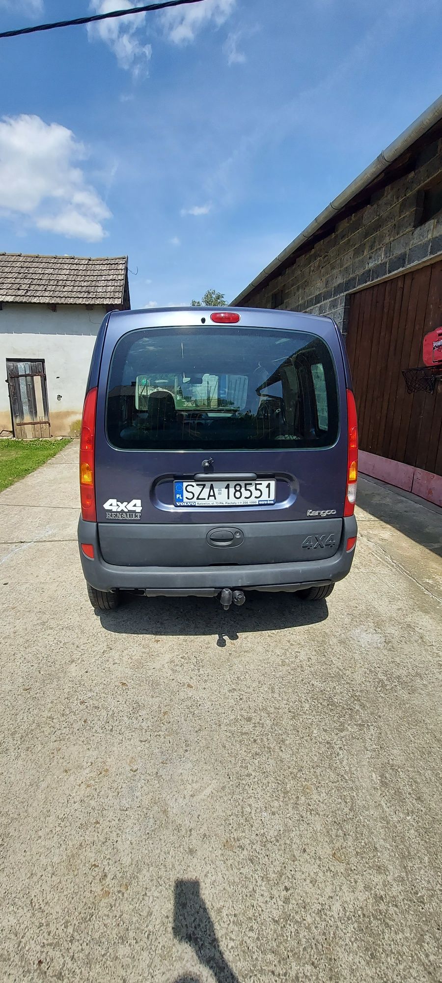 Renault Kangoo,  napęd 4x4 , 1.6 benzyna,  2005 rok, 199000 przebieg