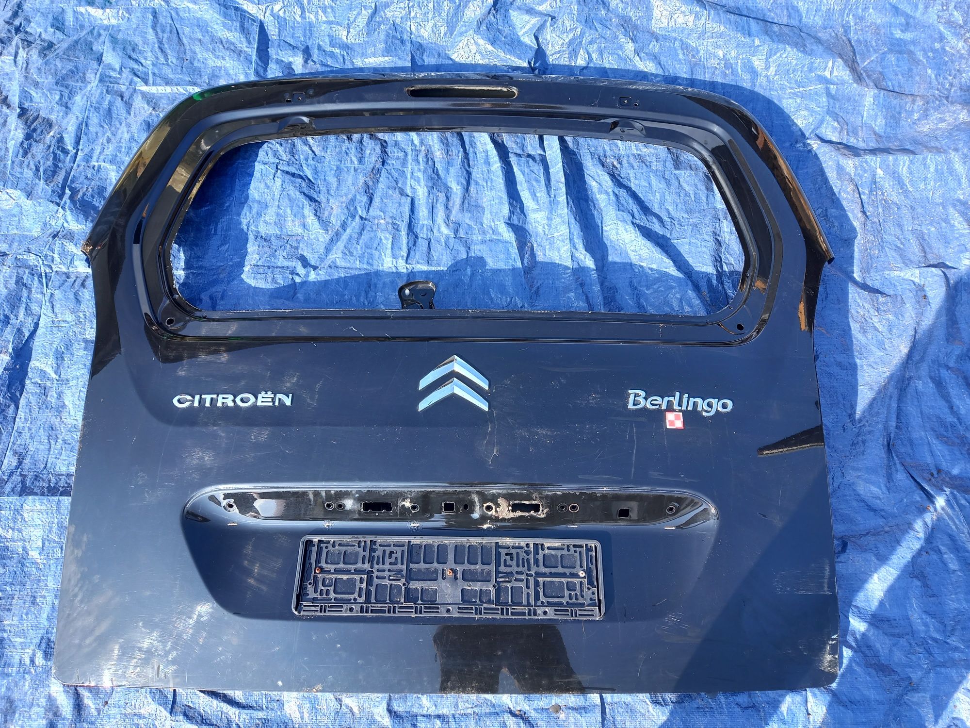 Citroen Berlingo Peugeot Partner 08-18 klapa pokrywa bagażnika szyba
