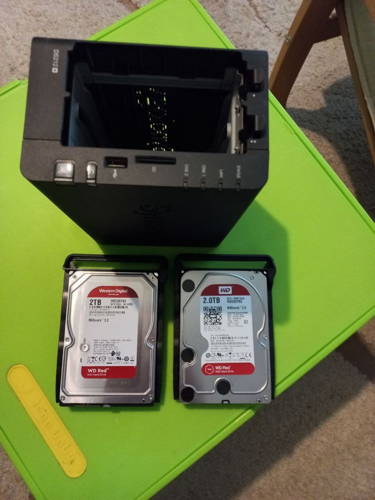 Synology DS212+ (+2 HDD WD Red NAS)