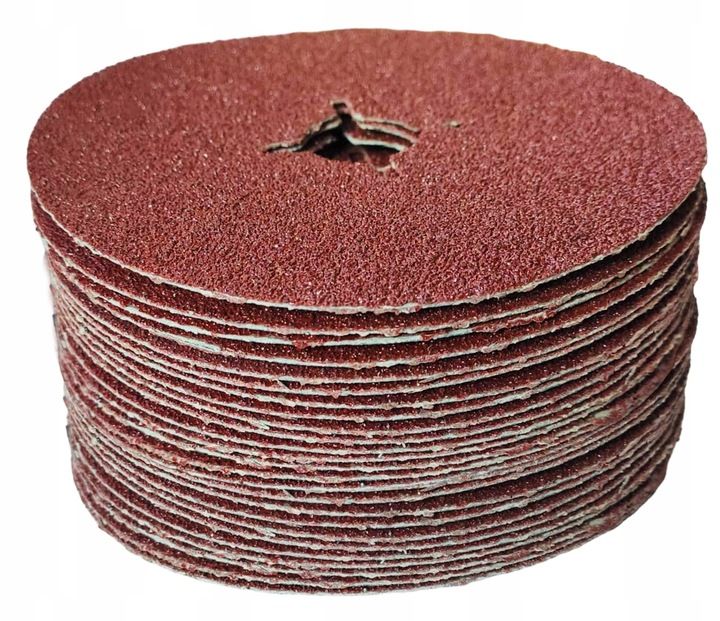 Dysk Fibrowy 125 Tarcza Fibrowa Fibra Do Szlifierki P36 25szt