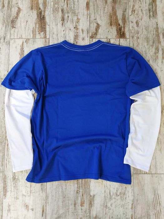 Продам лонгслів Tapout web blue sk8 Y2K