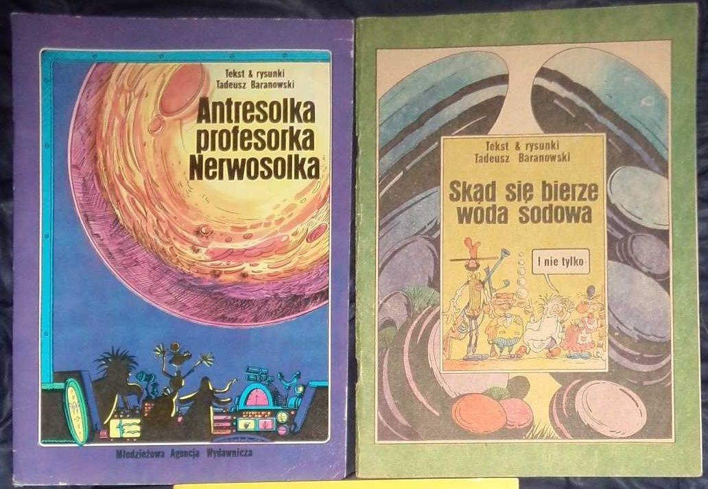 8x komiksy z PRL, Tadeusz Baranowski - lata 80 świat młodych komiks