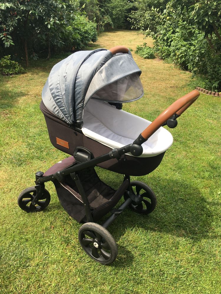 KOMPLET! Wózek Tutis 2w1 + nosidełko Cybex z bazą do auta