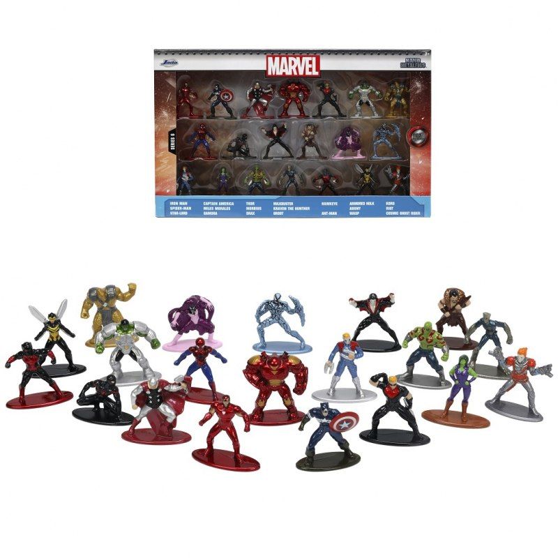 JADA Marvel Metalowe Figurki 20szt Zestaw