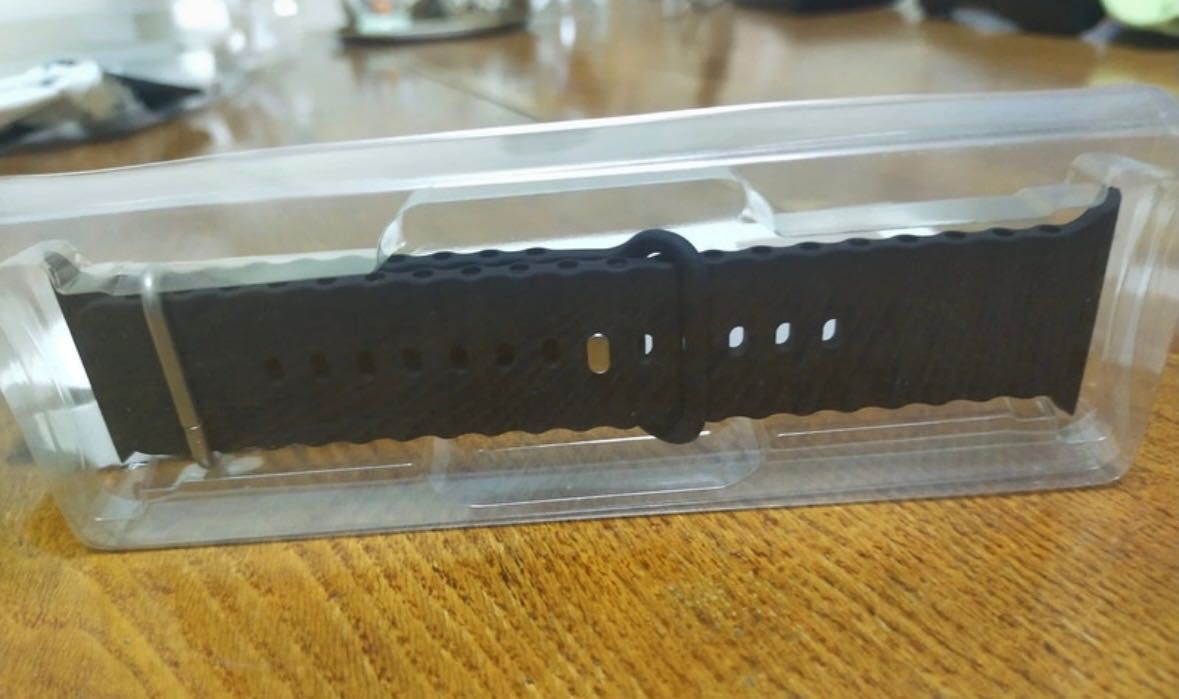 Czarny pasek ocean do Apple Watch smart watch
