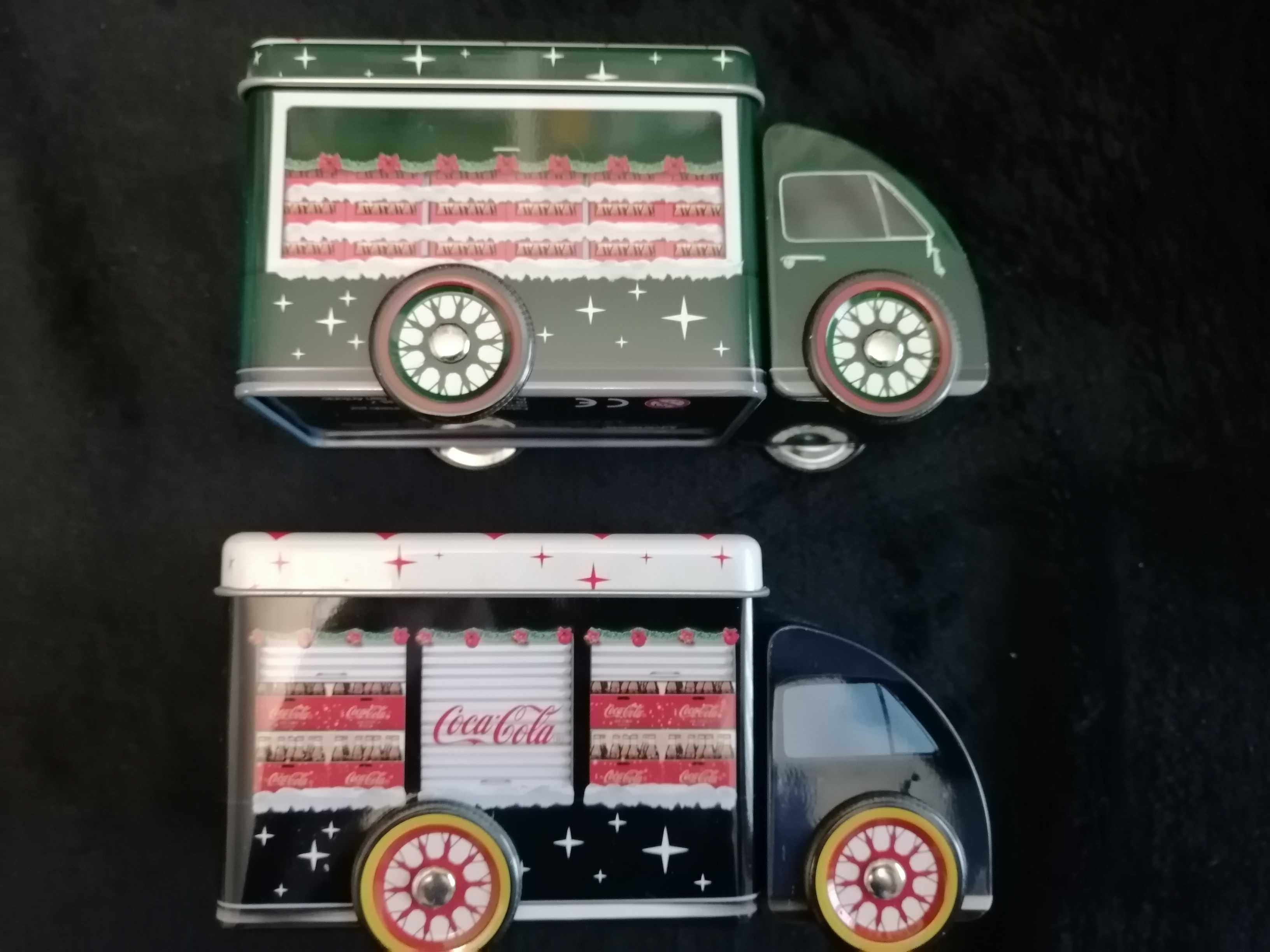 2 Carrinhas metálicas da Coca Cola - novas