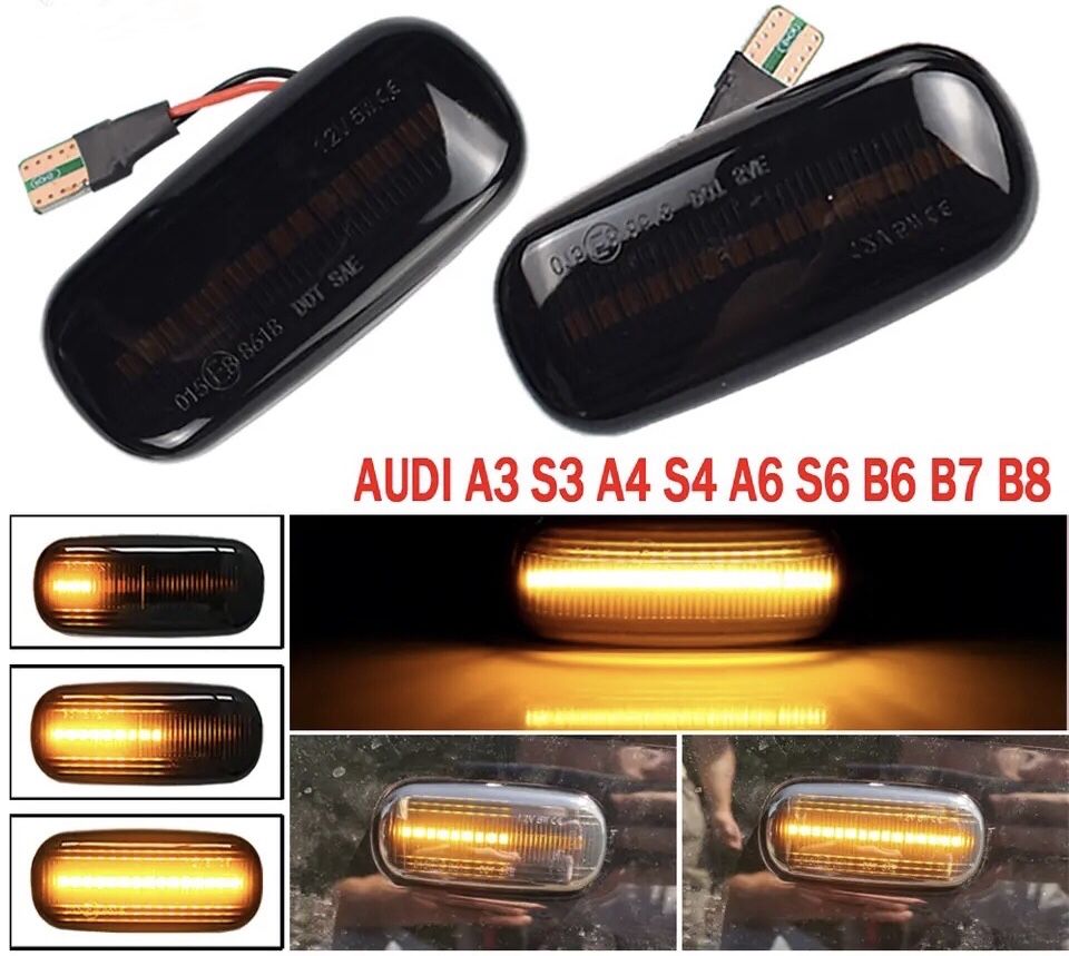 Piscas LED sequenciais Audi