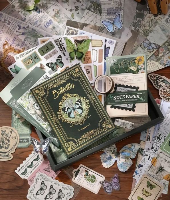 Набір для скрапбугінга блокнот з наклейками