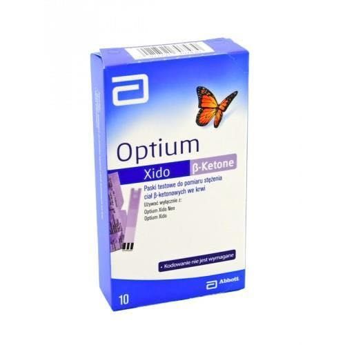 50x Paski Abbott Optium Xido Neo Freestyle do ciał ketonowych ketonów