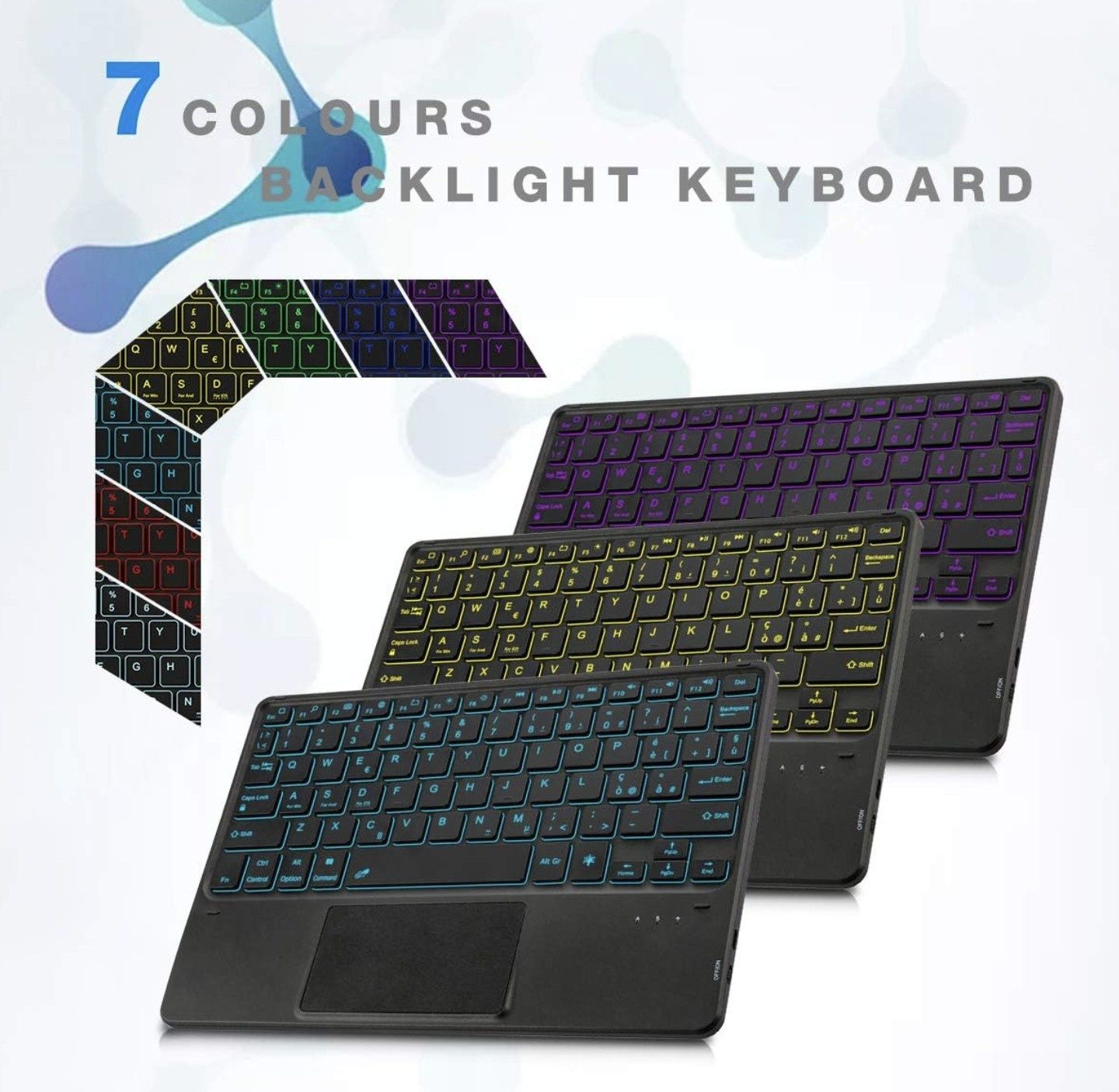 Klawiatura QWERTY z panelem dotykowym