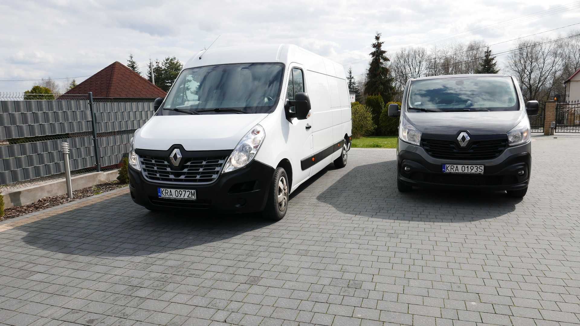 Wynajem aut dostawczych, wypożyczalnia samochodów Master, Trafic