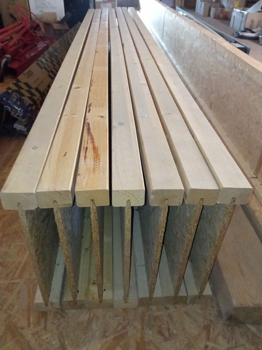 Drewniane belki dwuteowe Kronopol I-Beam 60/350 _ krokwiowe _ stropowe