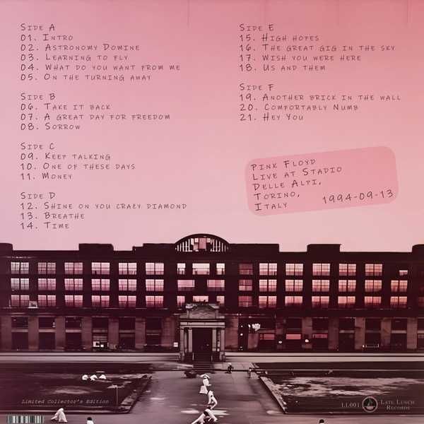 Pink Floyd * Torino 1994 , 3 LPs red