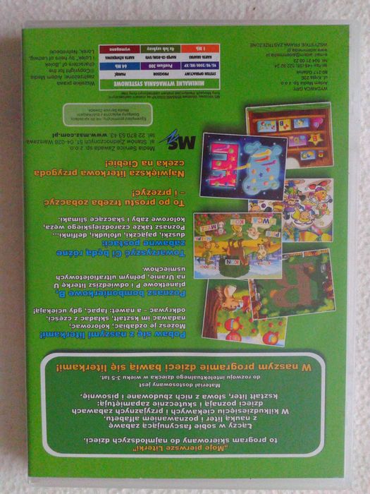 Bolek i Lolek, Moje pierwsze literki  PC