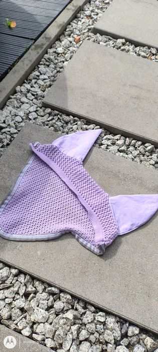 Zestaw czaprak Horze Adepto liliowy l i nauszniki Horze Adepto