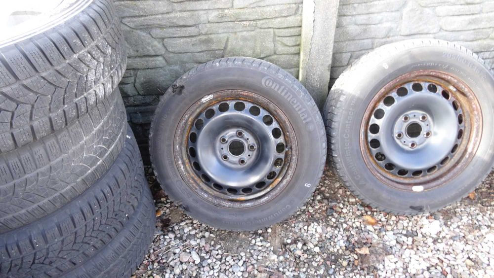 Opony Volkswagen Sharan zimowe + stalówki R16 (8)