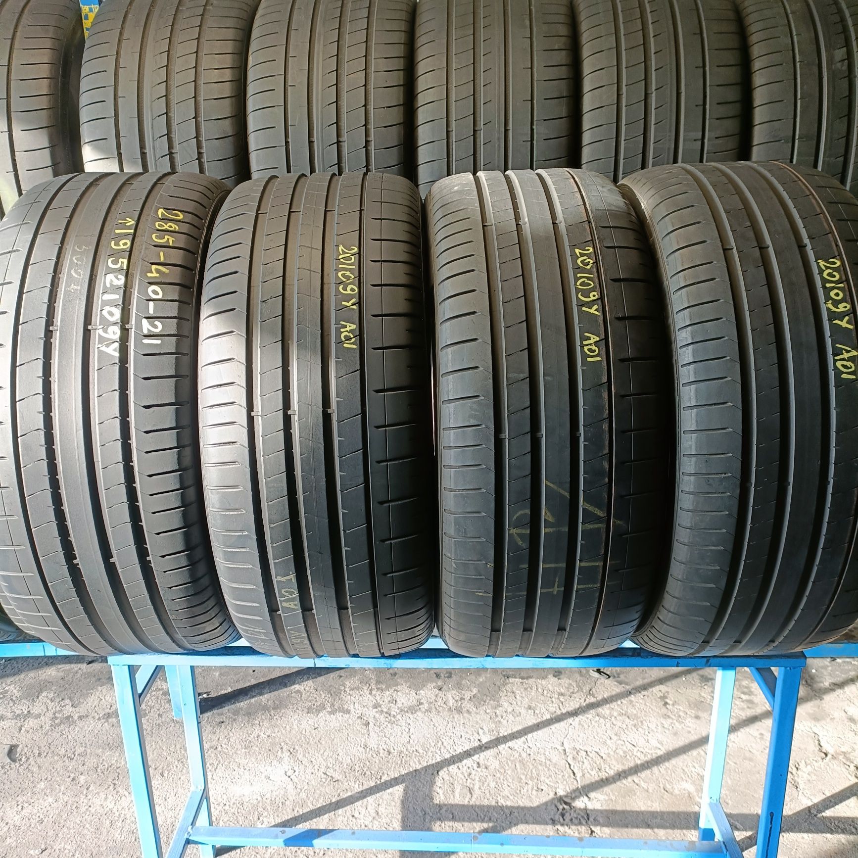 4x 285/40r21 Pirelli PZero z 2020r 5.2mm