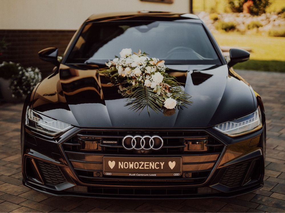 Auto do ślubu, wynajem auta na ślub AUDI A7 S LINE