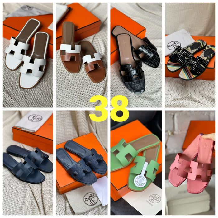 Шлепки шлепанцы Herme