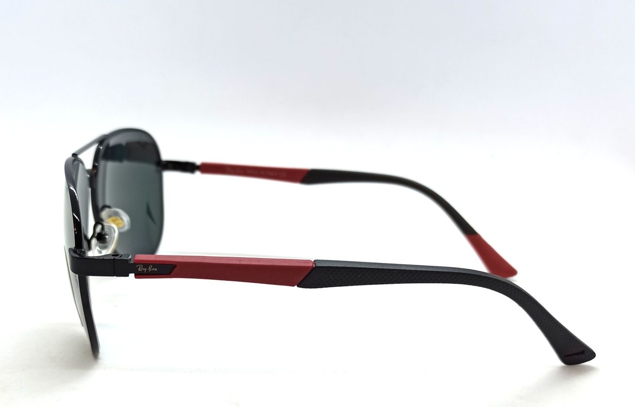 Ray Ban очки капли мужские линзы черные стекло в черном металле