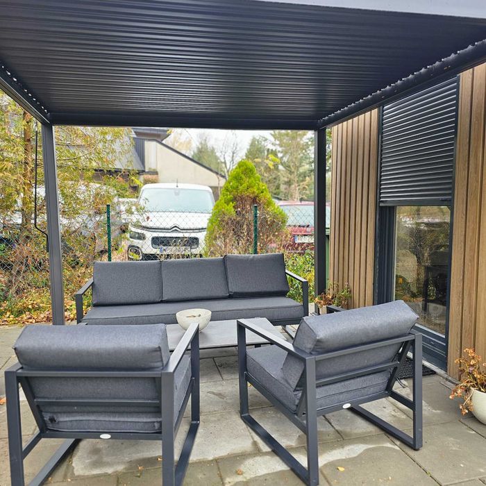 Pergola wraz z wypoczynkiem