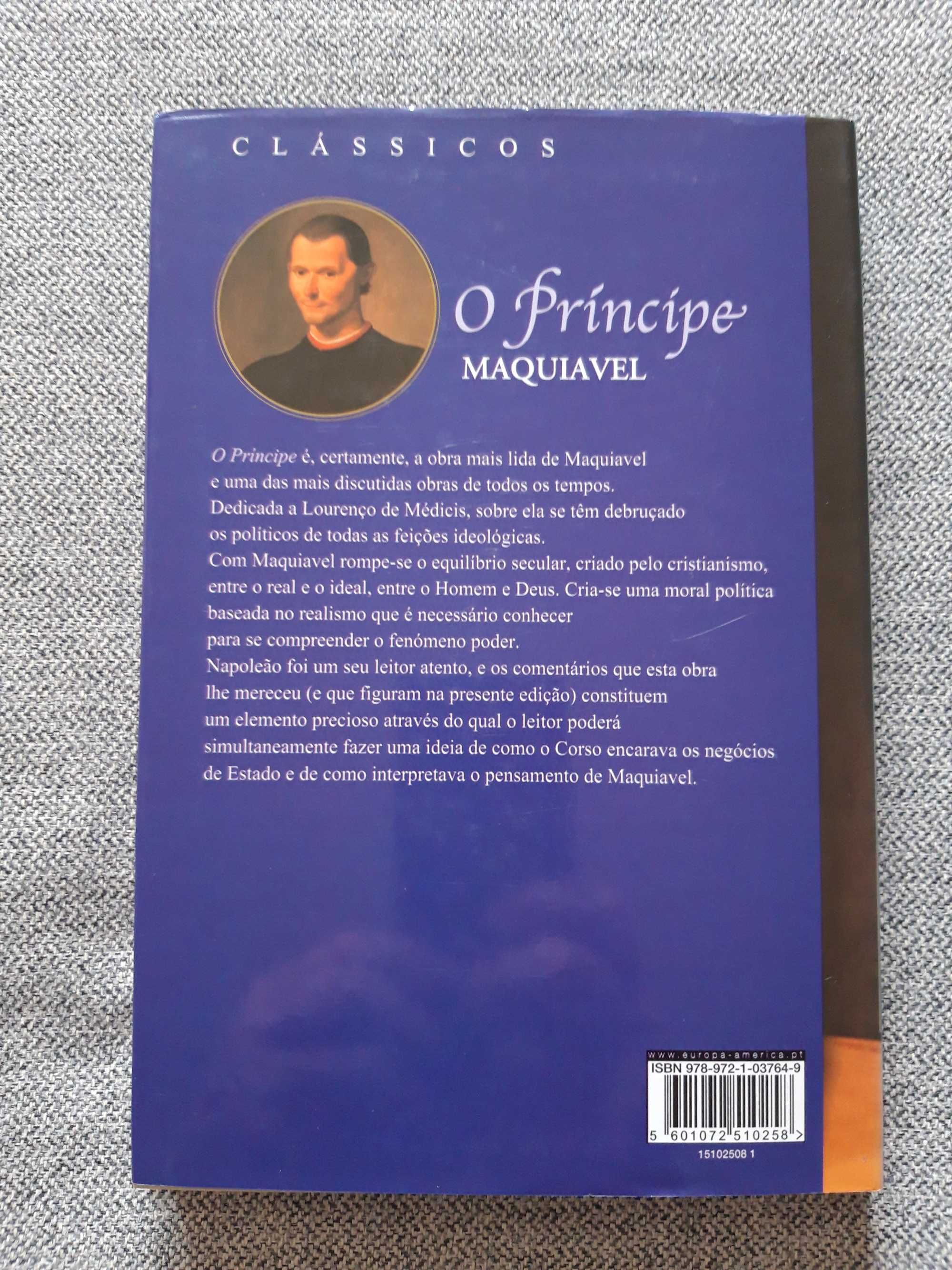 Livro "O Príncipe" de Maquiavel