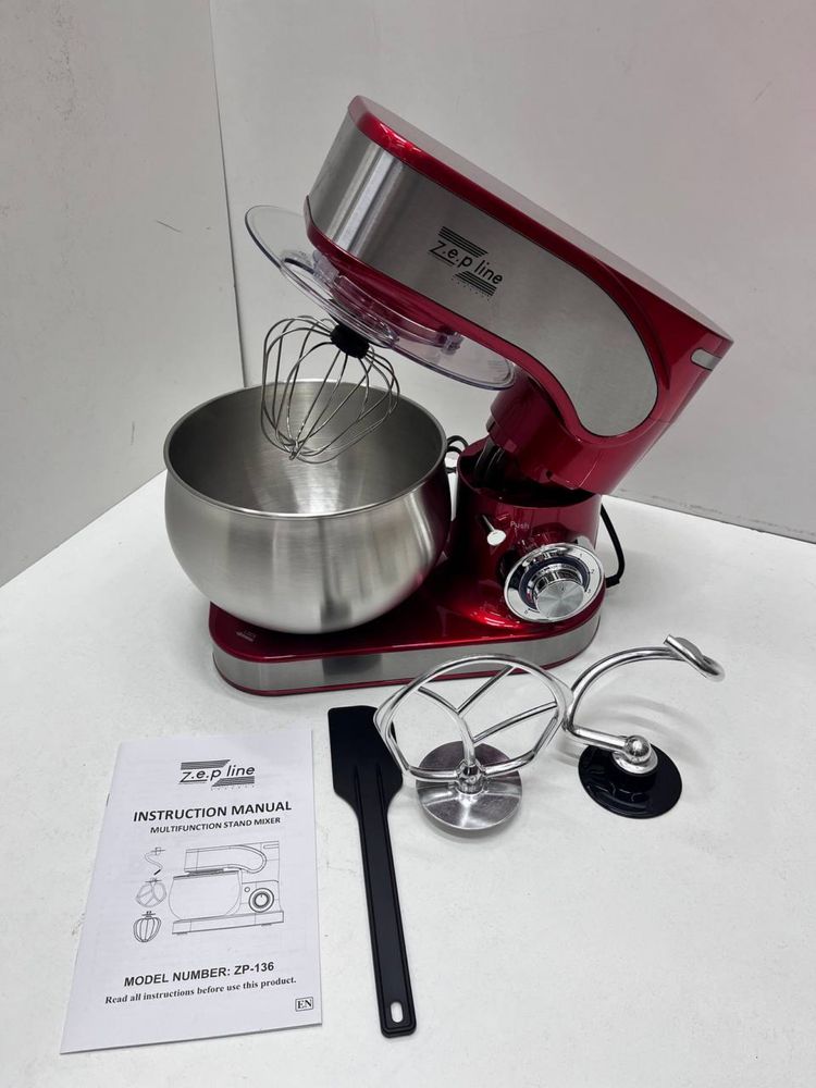 Тестомес 4в1 Zepline 136 Red 3500WATT