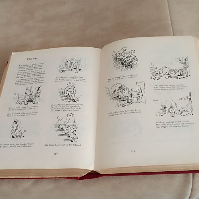 Книга на немецком языке Вильям Буш Альбом