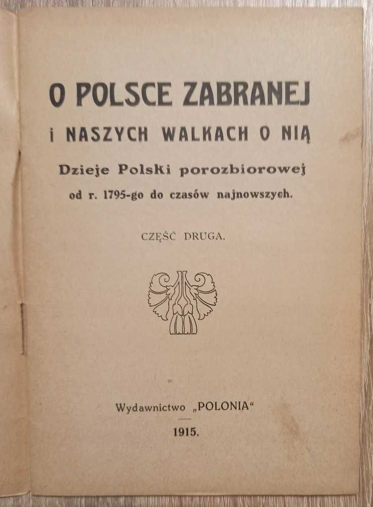 Polska Biblioteczka Narodowa nr 2, 3, 4, 9 1915r