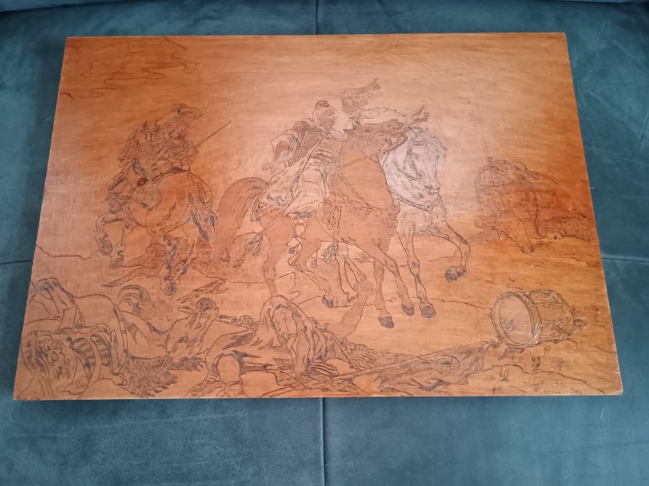 Obraz wypalany na desce