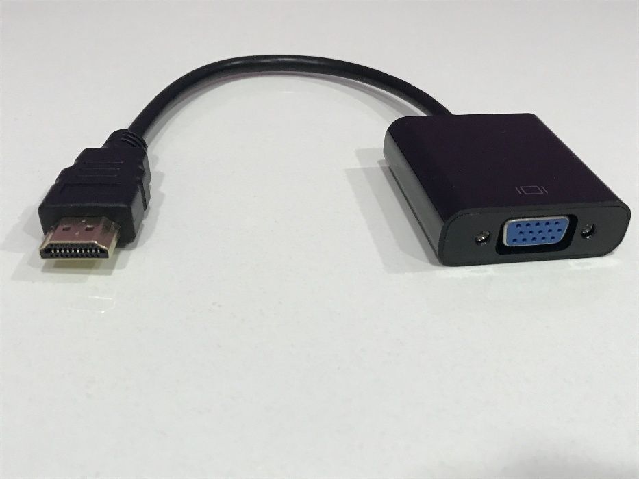 Konwerter Przejściówka Adapter z HDMI na VGA DSUB FullHD