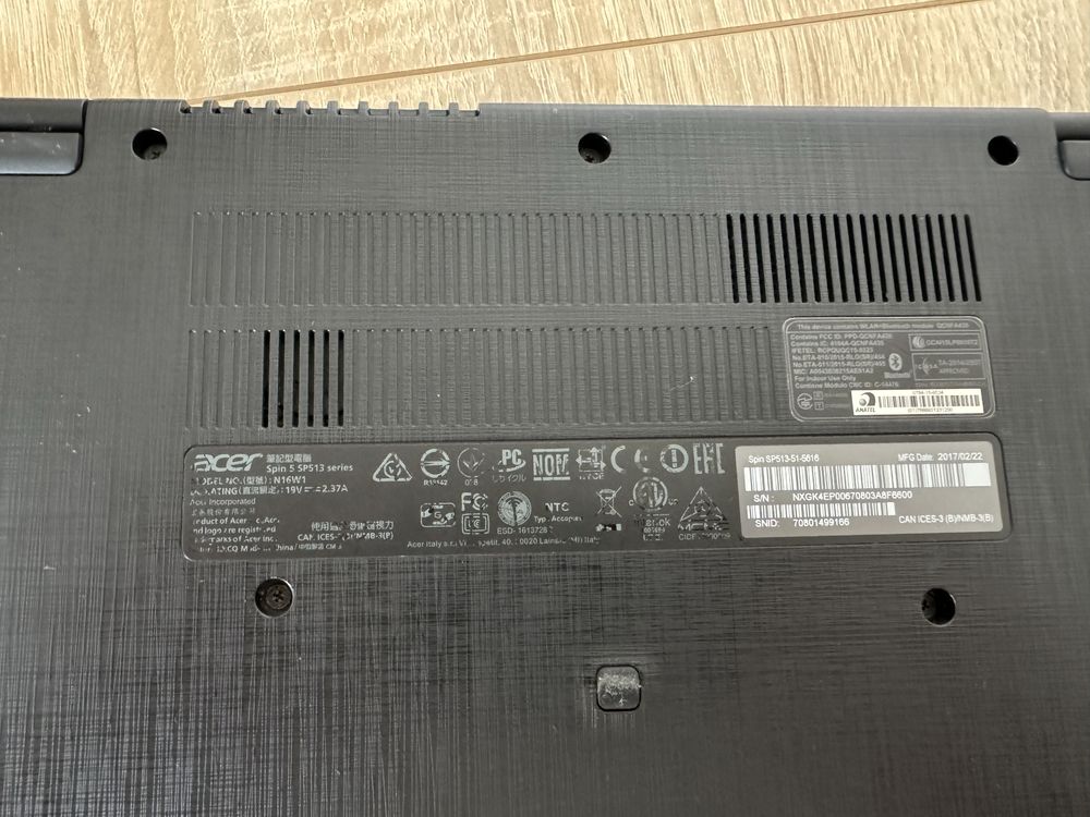 Laptop 2w1 ACER spin 5