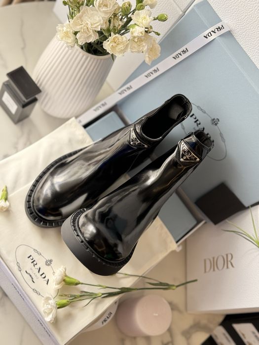 Botki P.r.a.d.a. Black leather