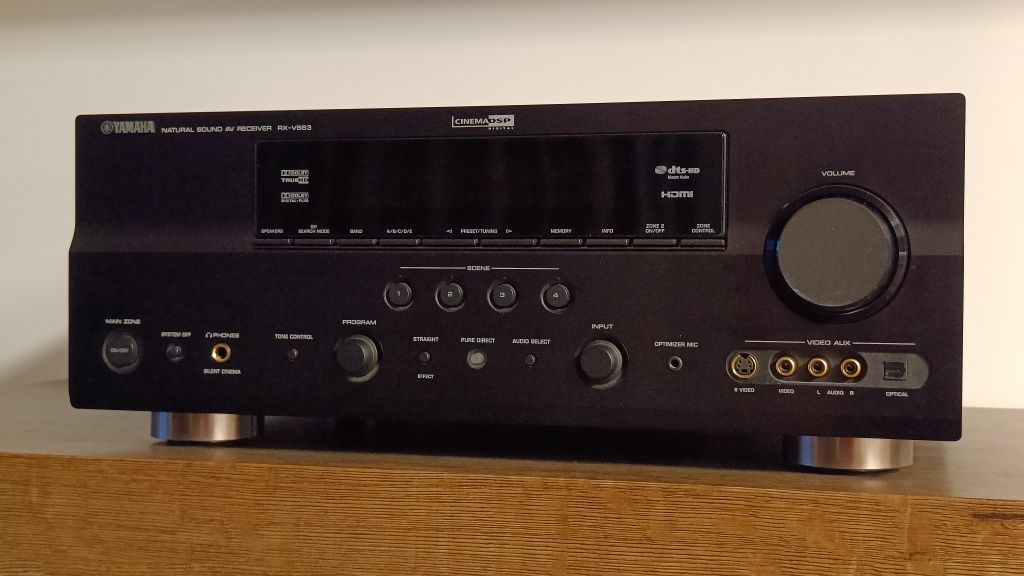 Amplituner Yamaha RX-V663 7x95W HDMI Dolby Digital Plus TrueHD DTS-HD