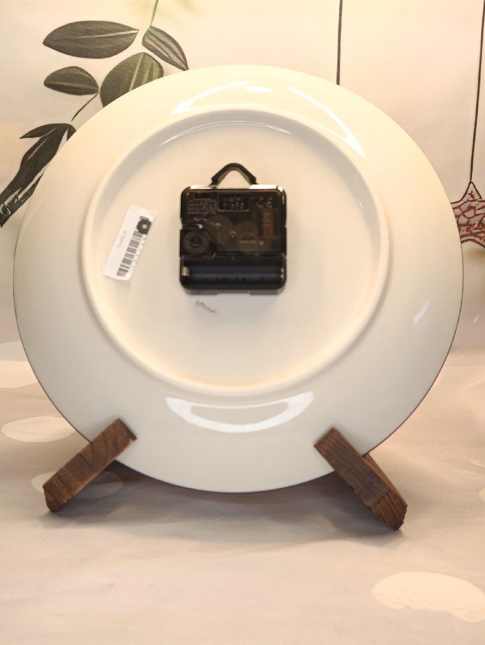 *Zegar wiszący ceramiczny ścienny 25 cm cichy  Bolesławiec unikat