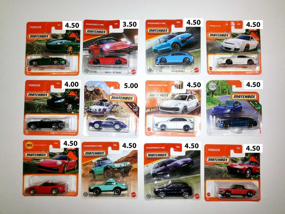 Porsche - Carros Hot Wheels , Majorette , Matchbox , Welly , etc