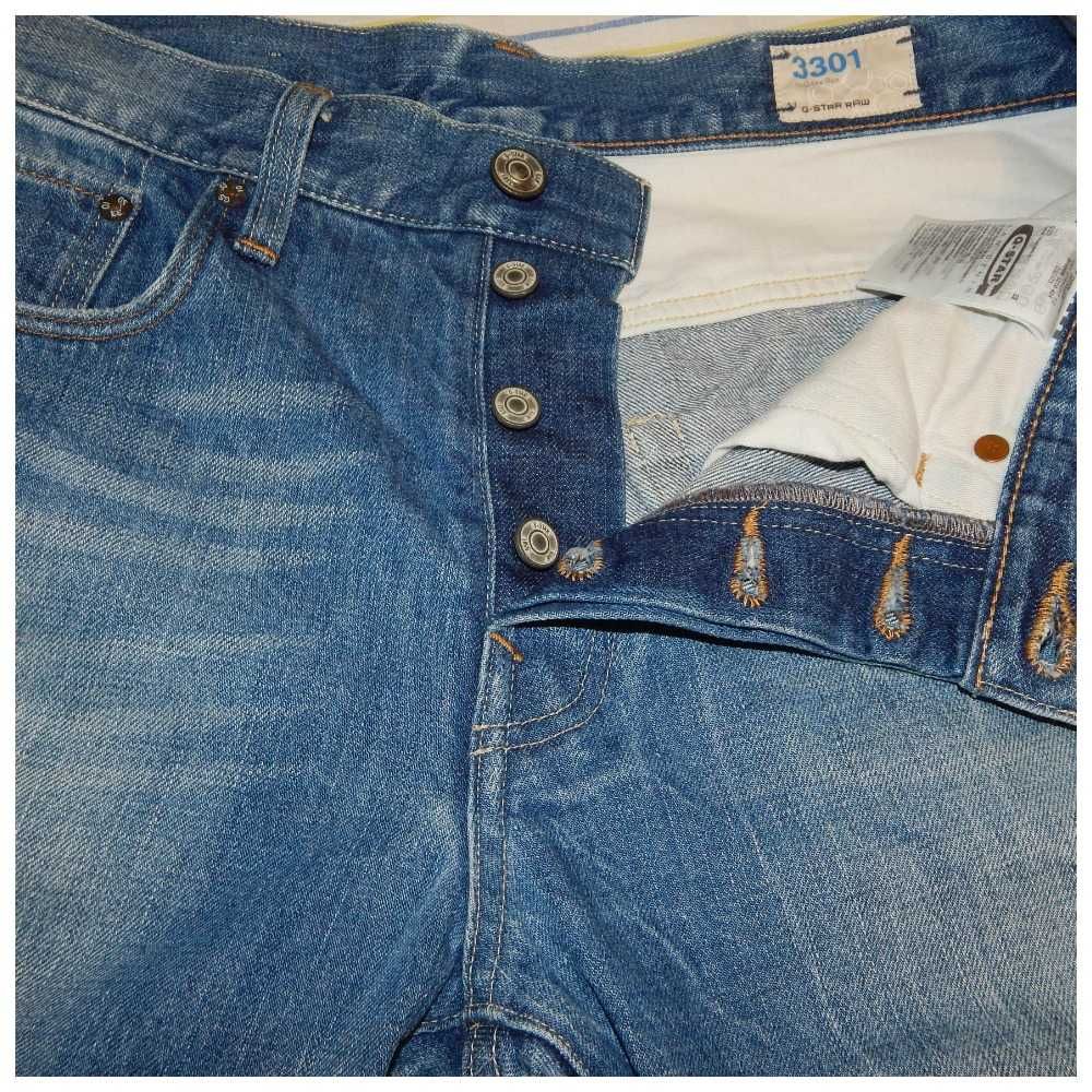 Джинсовые шорты G-Star Raw 3301 Straight ½. Size 32