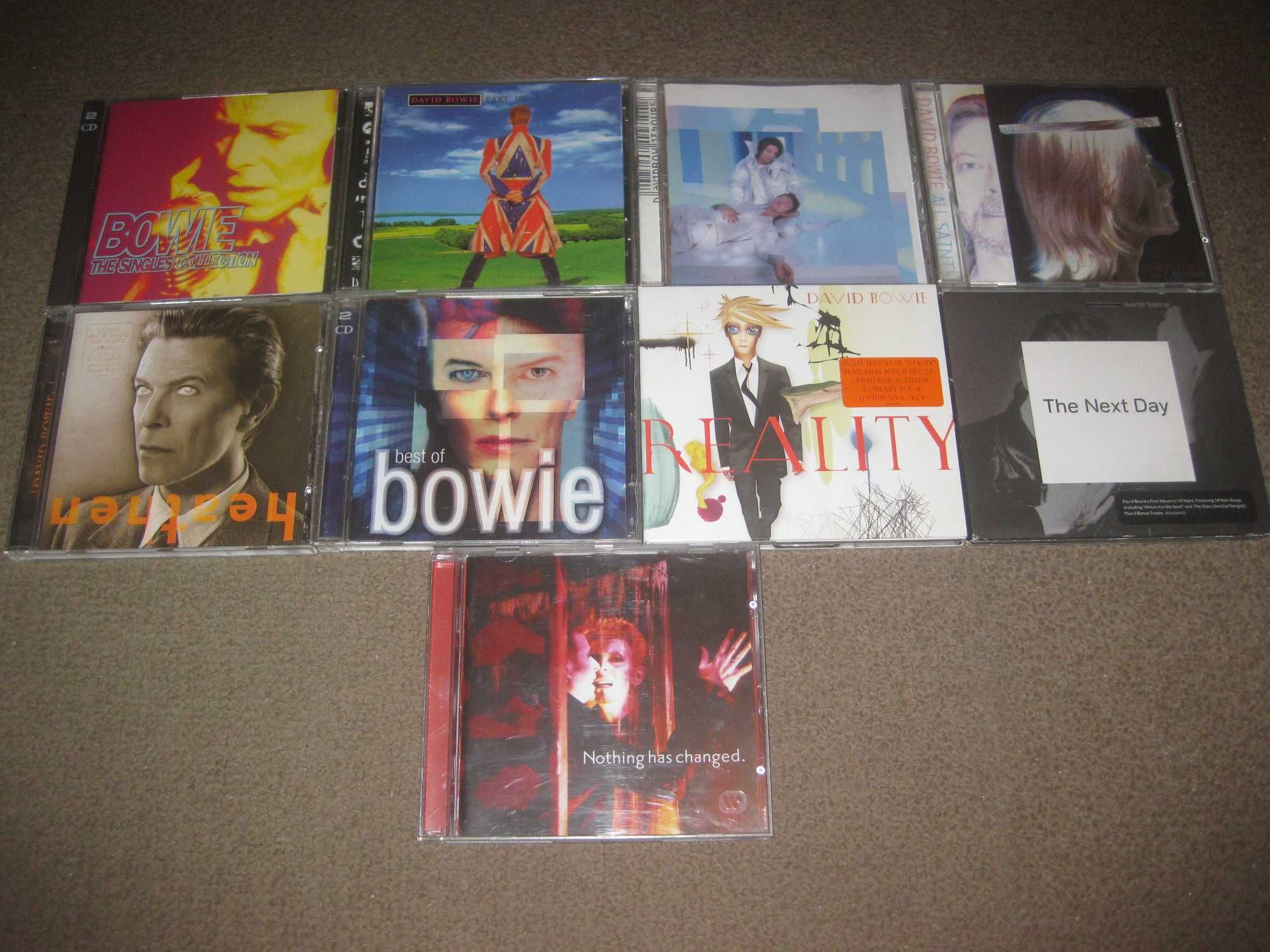 9 CDs do "David Bowie"