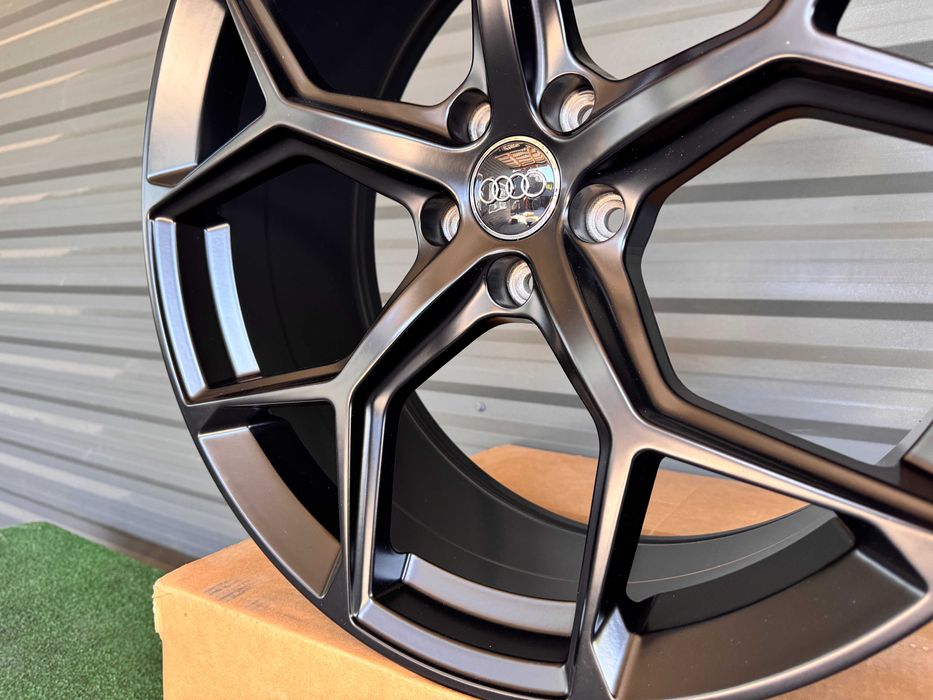 Нові Чорні Матові титани R21 5x112 Audi A5 A7 A8 Q7 Q8 RS Sline Q5 VW