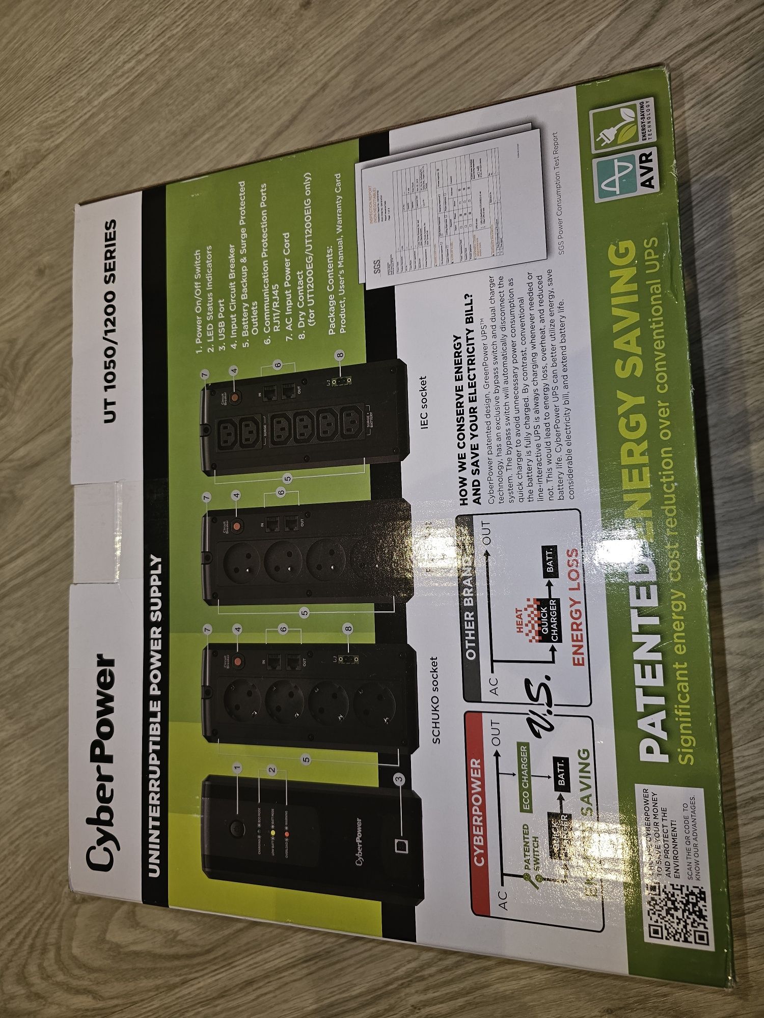 UPS Cyber Power 1050 VA 630W