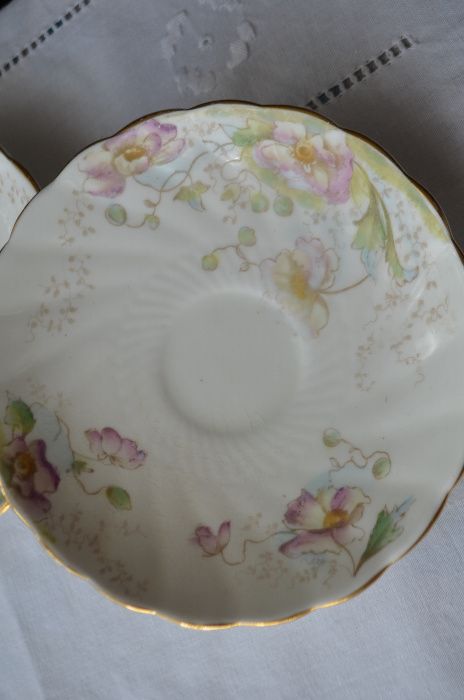 talerzyk spodek porcelana malowana ręcznie sygnowane R&D