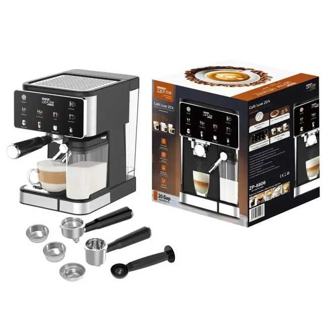 Кофемашина Кавоварка Кавомашина рожкова 3 в 1 Zepline