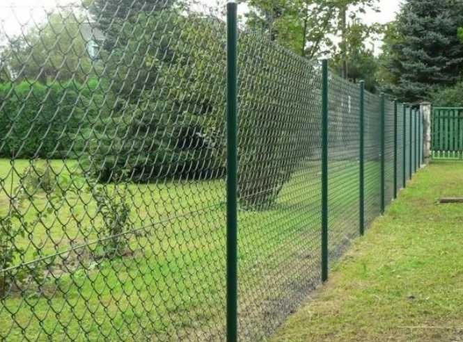 Ogrodzenia z siatki leśnej tymczasowe budowlane budowy działki ROD