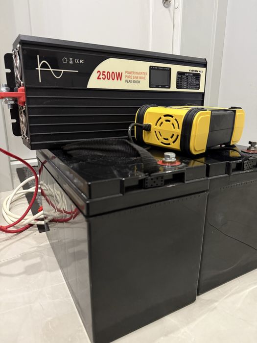 інвертор перетворювач 2500/5000 swipower правильний сінус 24v-230