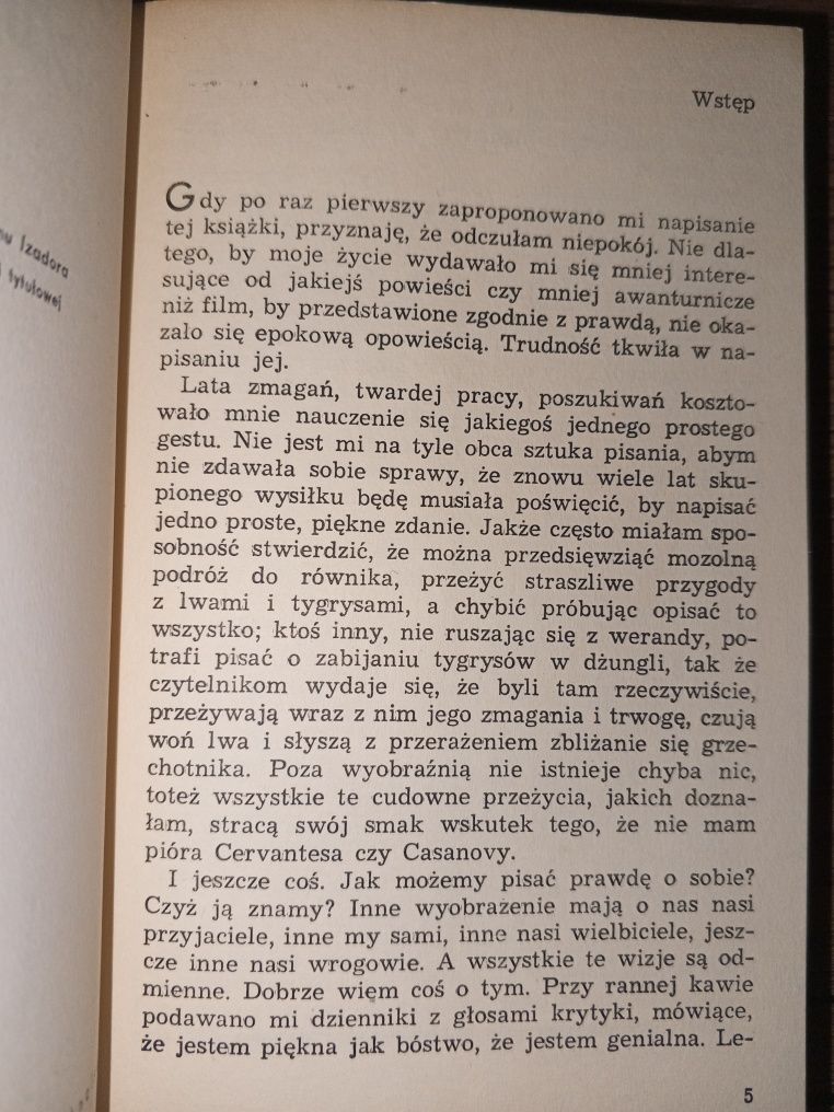 Isadora Duncan - Moje życie