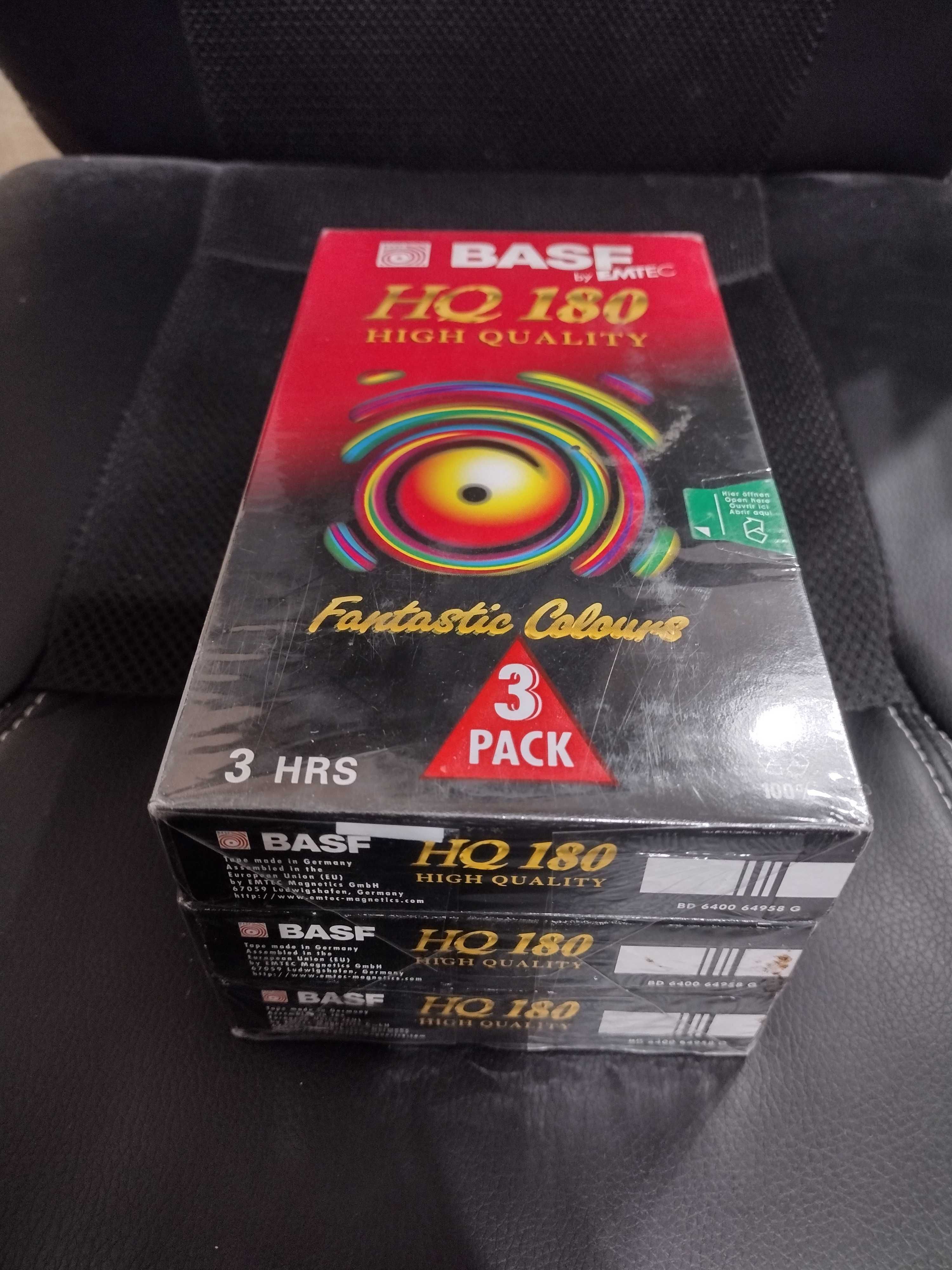 Basf 3 kasety VHS