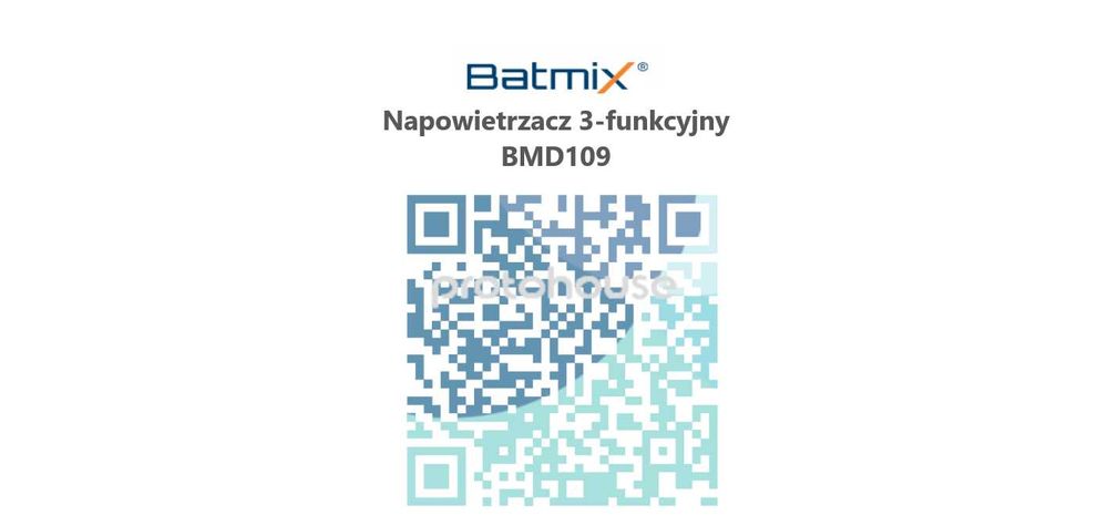 Napowietrzacz, perlator Batmix BMD109, 3 strumienie wody, na przegubie