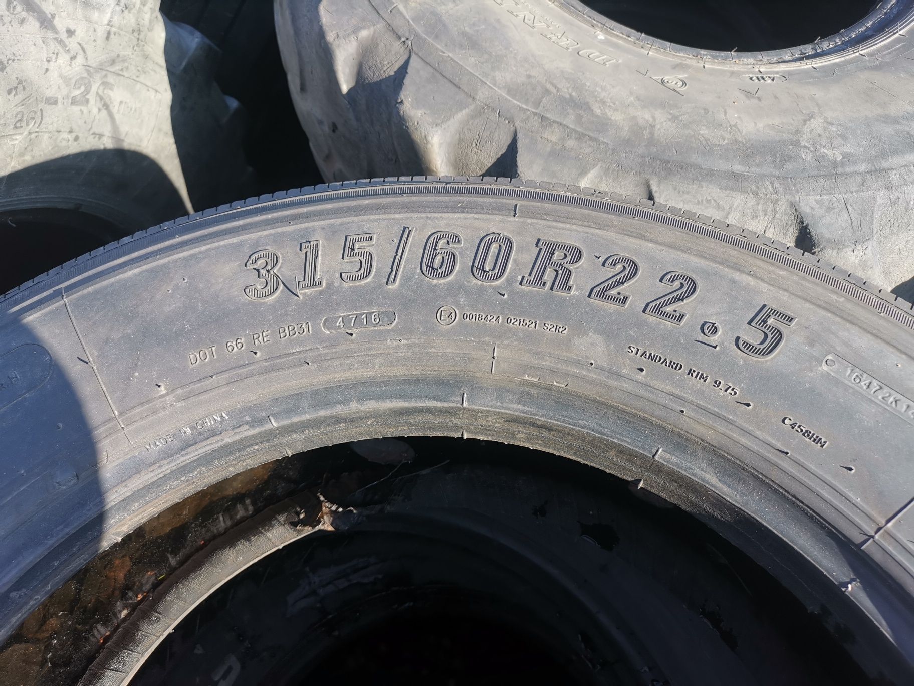 315/60r22,5 Fulrun TB766 11mm. Pojedyncza